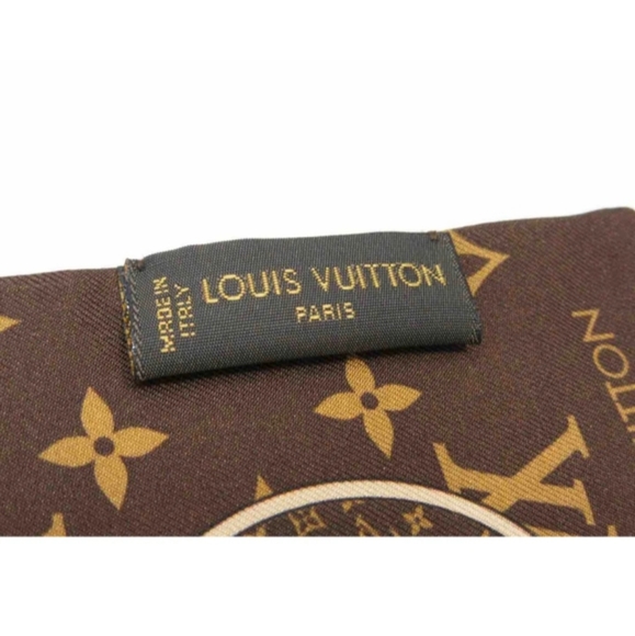 *LOUIS VUITTON* SILK MONOGRAM TRUNKS BANDEAU - Picture 2 of 12